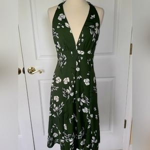 PLUNGE floral backless dress. S. NWT.